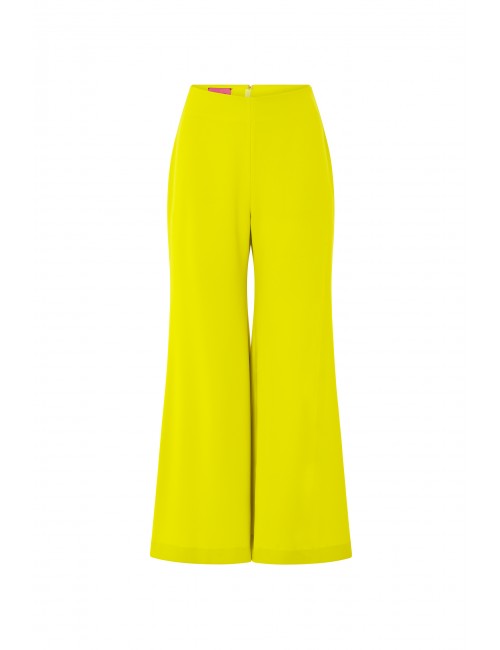 Pantalón culotte amarillo